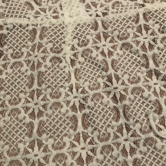 Nordstrom white lace romper size medium - Picture 5 of 6
